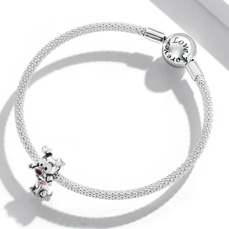 (bilde for) Pandora Style Cute Dog Charm - SCC2121 - Vis 3