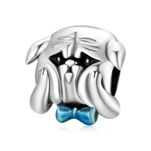 (bilde for) Pandora Style Cute Dog Fight Charm - SCC2009