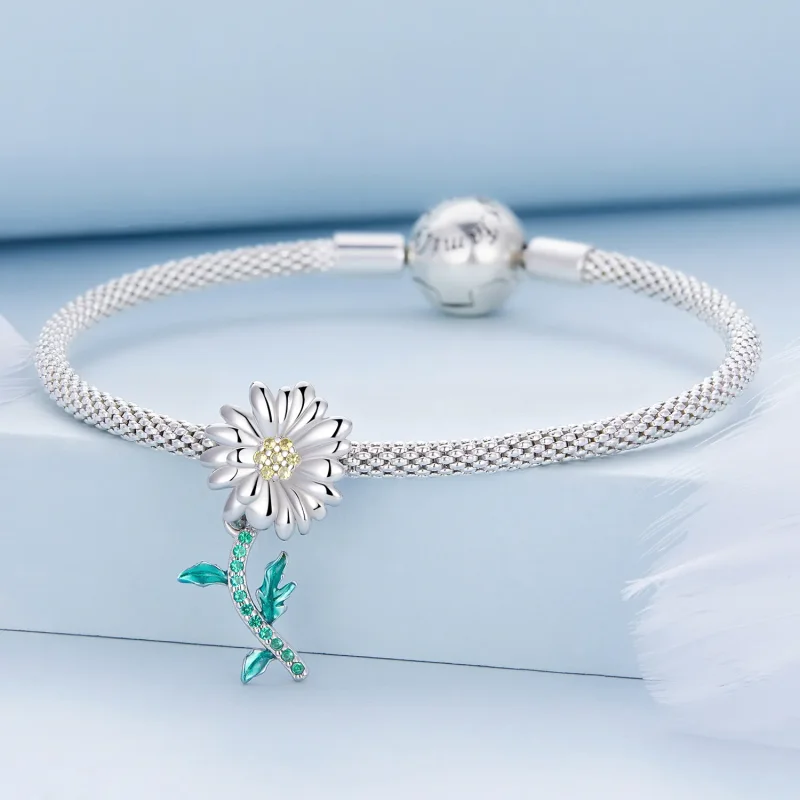 (bilde for) Pandora Style Daisy Charm - BSC648 - Vis 3