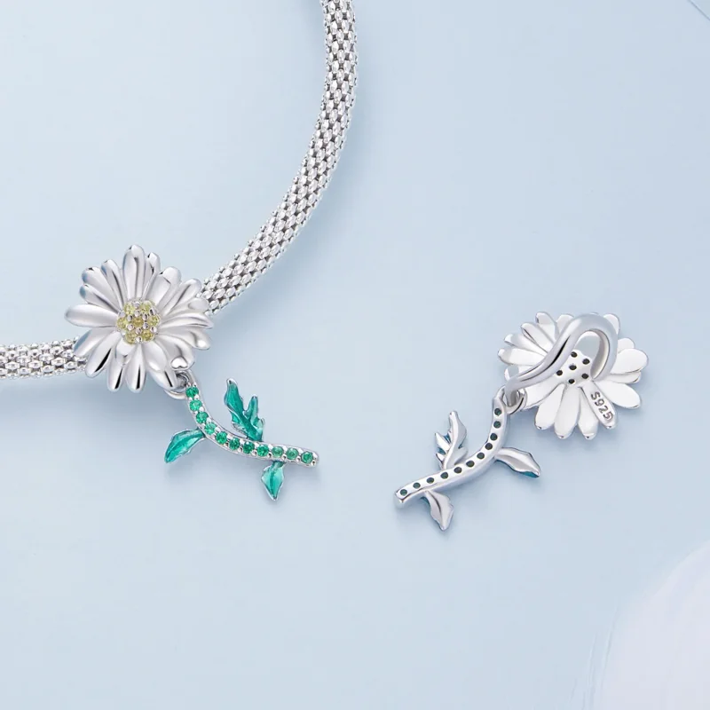 (bilde for) Pandora Style Daisy Charm - BSC648 - Vis 4