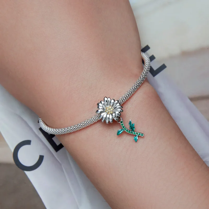 (bilde for) Pandora Style Daisy Charm - BSC648 - Vis 5