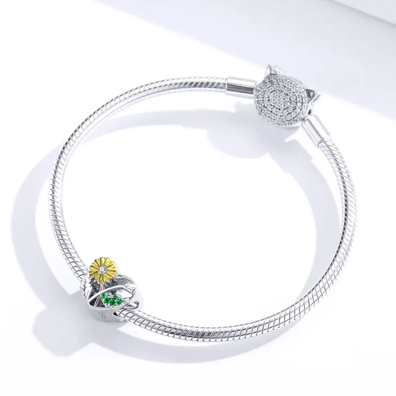 (bilde for) Pandora Style Daisy Story Charm - BSC284 - Vis 3