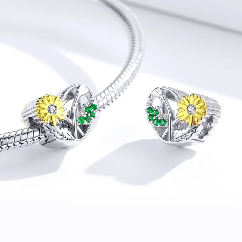 (bilde for) Pandora Style Daisy Story Charm - BSC284 - Vis 4