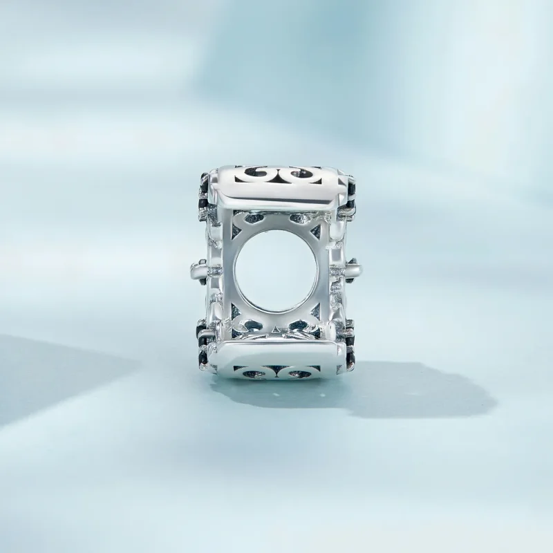 (bilde for) Pandora Style Dark Night Moon Charm - SCC2370 - Vis 3