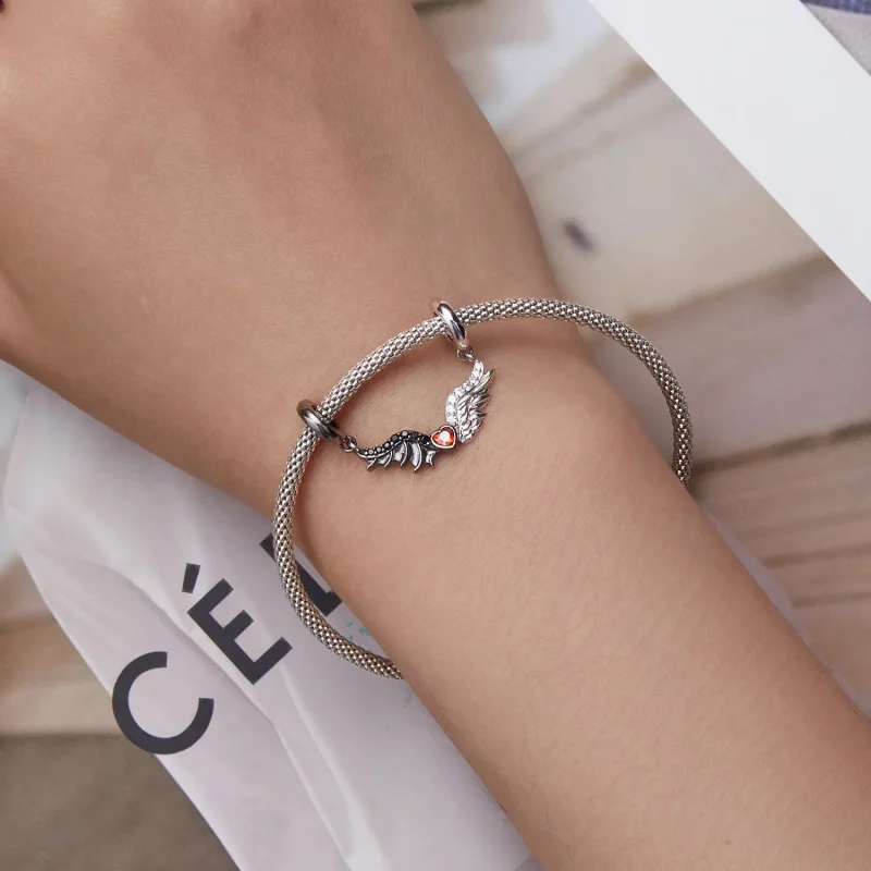 (bilde for) Pandora Style Devils and Angels Charm - BSC693 - Vis 5