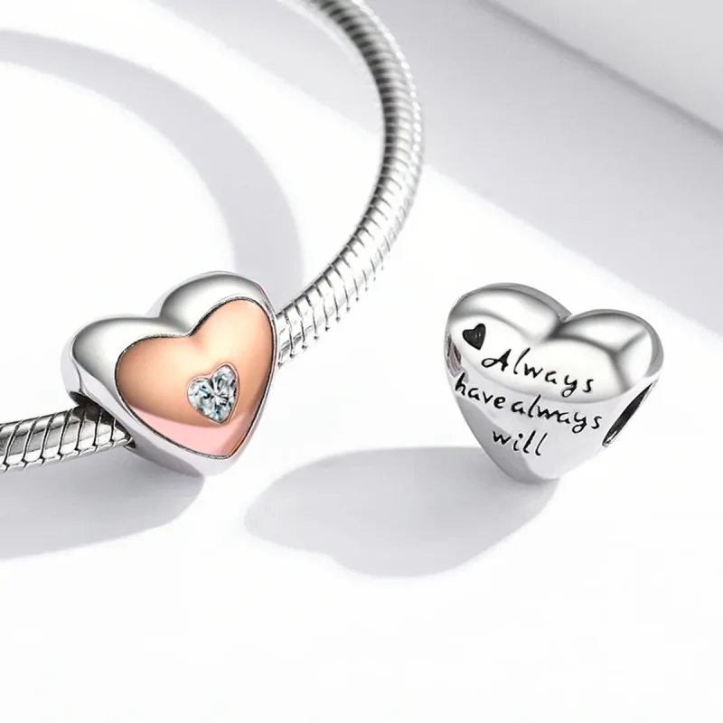 (bilde for) Pandora Style Dobbel Farge Kjærlighet Charm - BSC566 - Vis 4