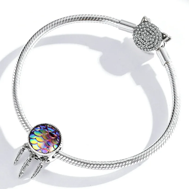 (bilde for) Pandora Style Dream Catcher Charm - SCC1985 - Vis 3
