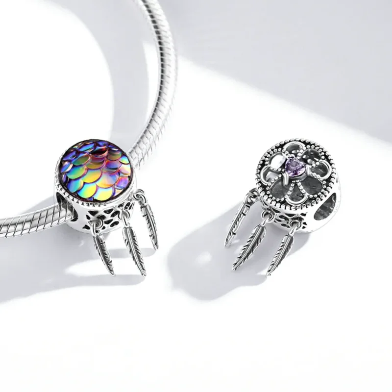 (bilde for) Pandora Style Dream Catcher Charm - SCC1985 - Vis 4