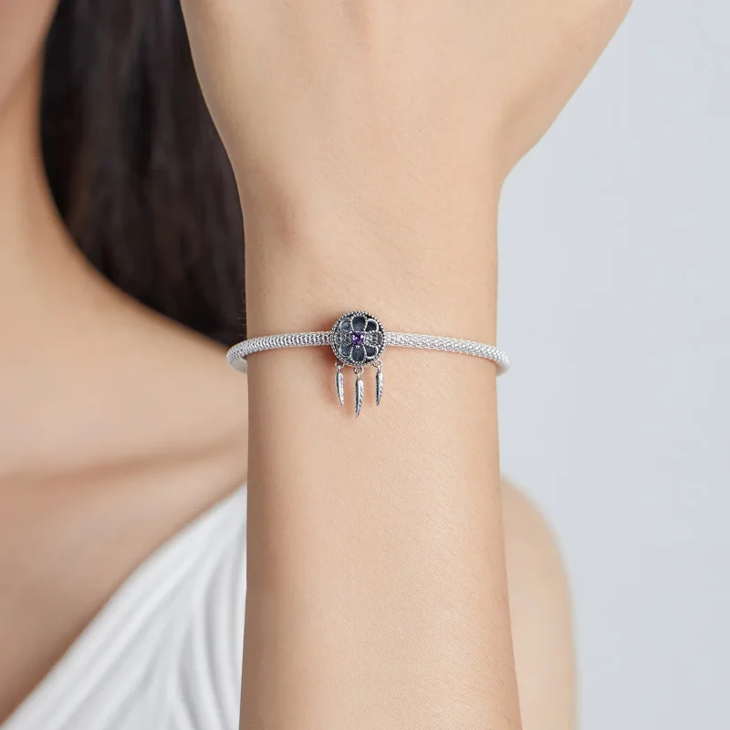 (bilde for) Pandora Style Dream Catcher Charm - SCC1985 - Vis 6