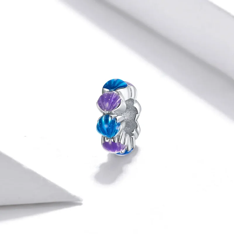 (bilde for) Pandora Style Dream Shell Spacer Charm - BSC431 - Vis 2