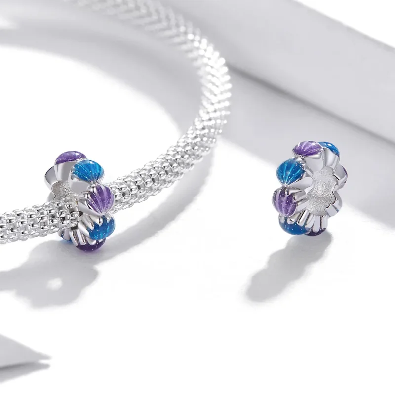 (bilde for) Pandora Style Dream Shell Spacer Charm - BSC431 - Vis 4