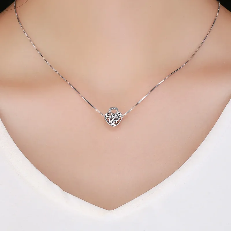 (bilde for) Pandora Style Eternal Lock Charm - SCC726 - Vis 5
