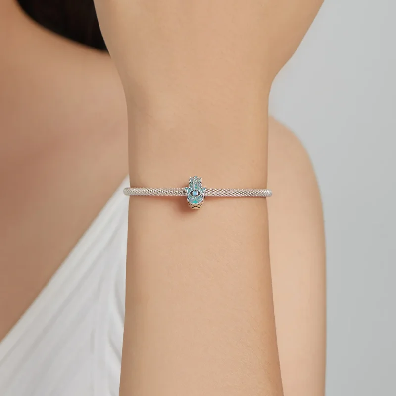 (bilde for) Pandora Style Eye of Fatima Charm - BSC510 - Vis 5