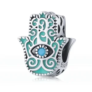 (bilde for) Pandora Style Eye of Fatima Charm - BSC510