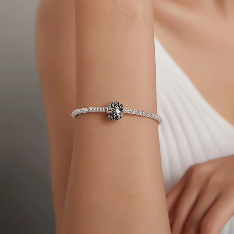 (bilde for) Pandora Style Family Tree Charm - BSC489 - Vis 5