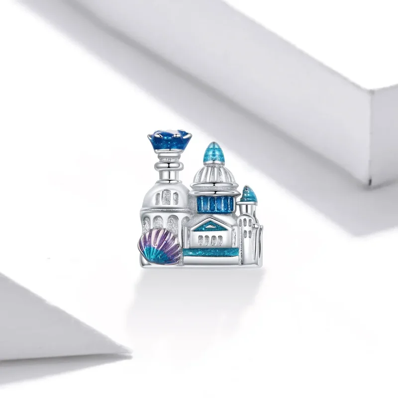 (bilde for) Pandora Style Fantasy Castle Charm - BSC432 - Vis 2