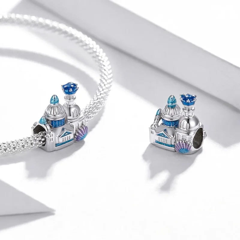 (bilde for) Pandora Style Fantasy Castle Charm - BSC432 - Vis 4
