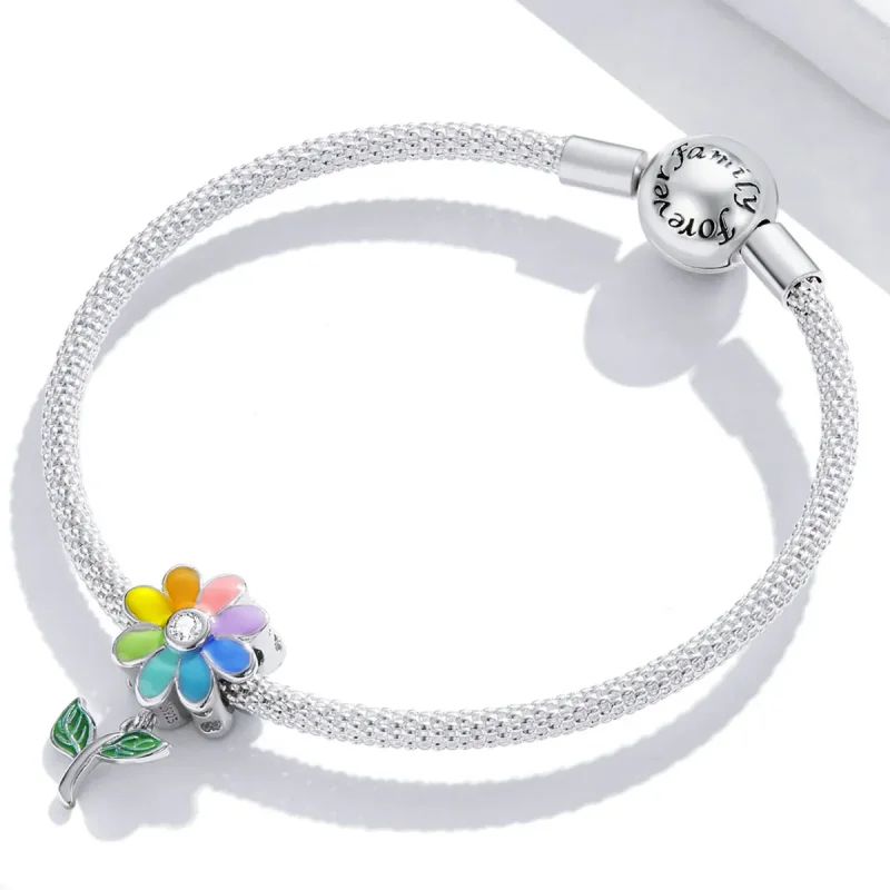 (bilde for) Pandora Style Fargerike Solsikke Charm - SCC2088 - Vis 3