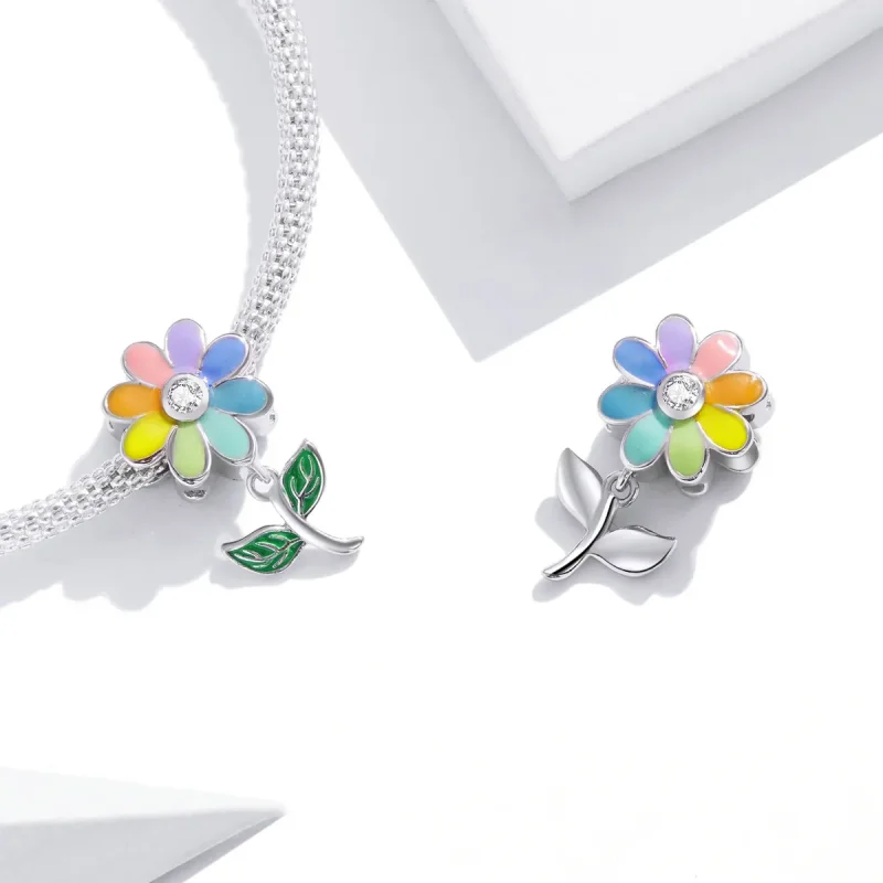 (bilde for) Pandora Style Fargerike Solsikke Charm - SCC2088 - Vis 4