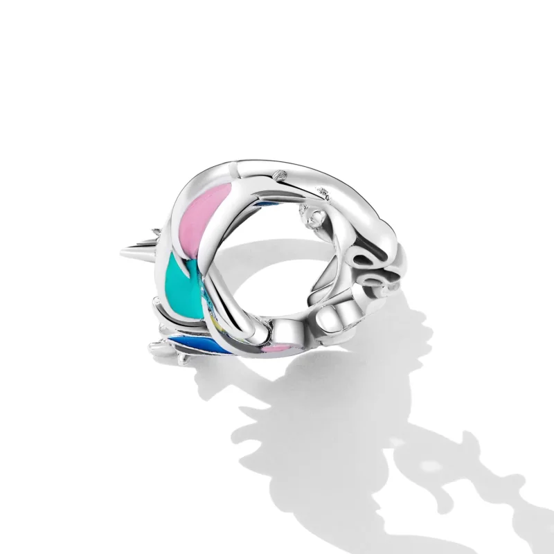 (bilde for) Pandora Style Feather Infinity Symbol Charm - SCC2322 - Vis 3