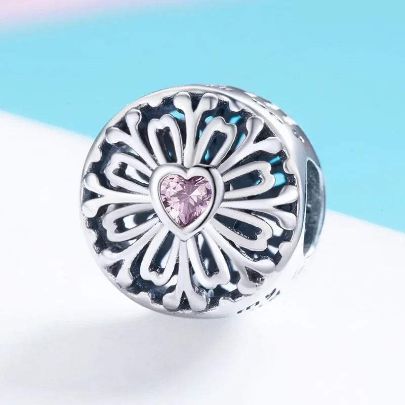 (bilde for) Pandora Style Flower of Friendship Charm - SCC740 - Vis 2