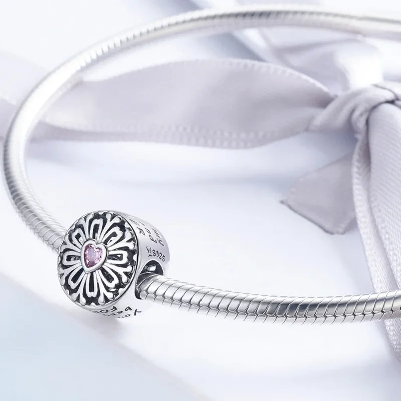 (bilde for) Pandora Style Flower of Friendship Charm - SCC740 - Vis 3
