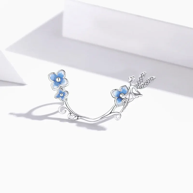 (bilde for) Pandora Style Flower Spirit Charm - BSC391 - Vis 2