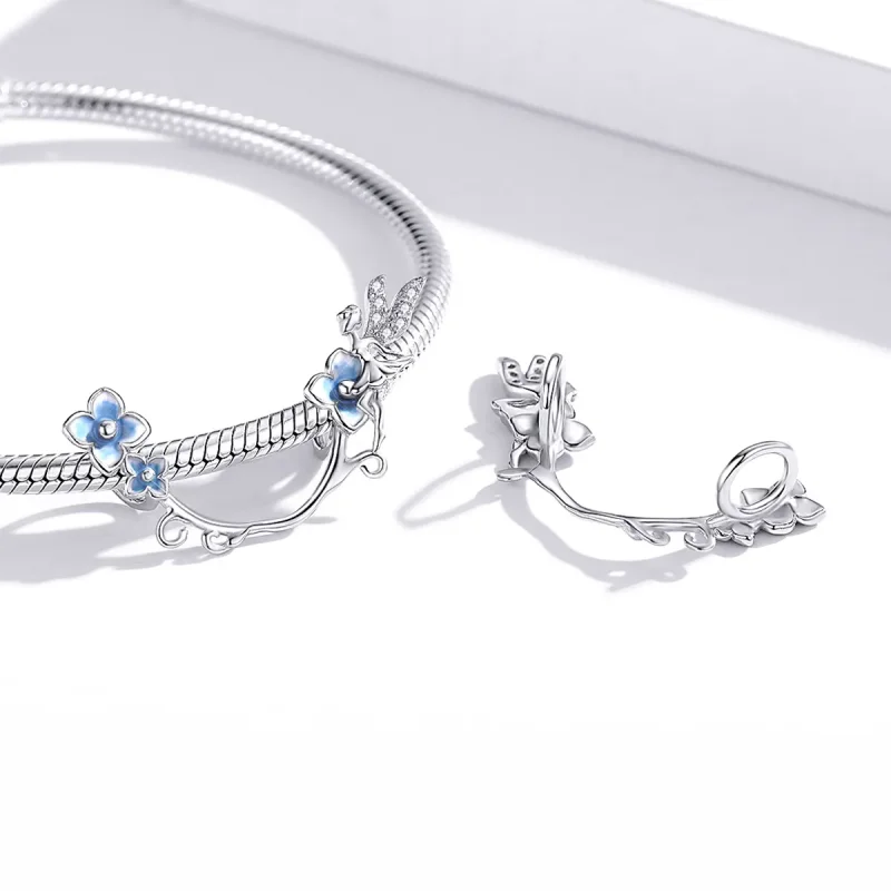 (bilde for) Pandora Style Flower Spirit Charm - BSC391 - Vis 4