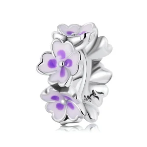 (bilde for) Pandora Style Flowers Spacer Charm - SCC2212
