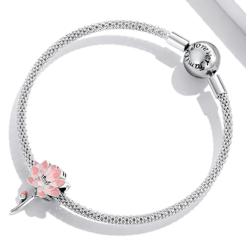 (bilde for) Pandora Style Fresh Lotus Charm - SCC2157 - Vis 3