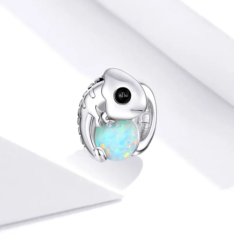 (bilde for) Pandora Style Funny Chameleon Charm - BSC254 - Vis 2
