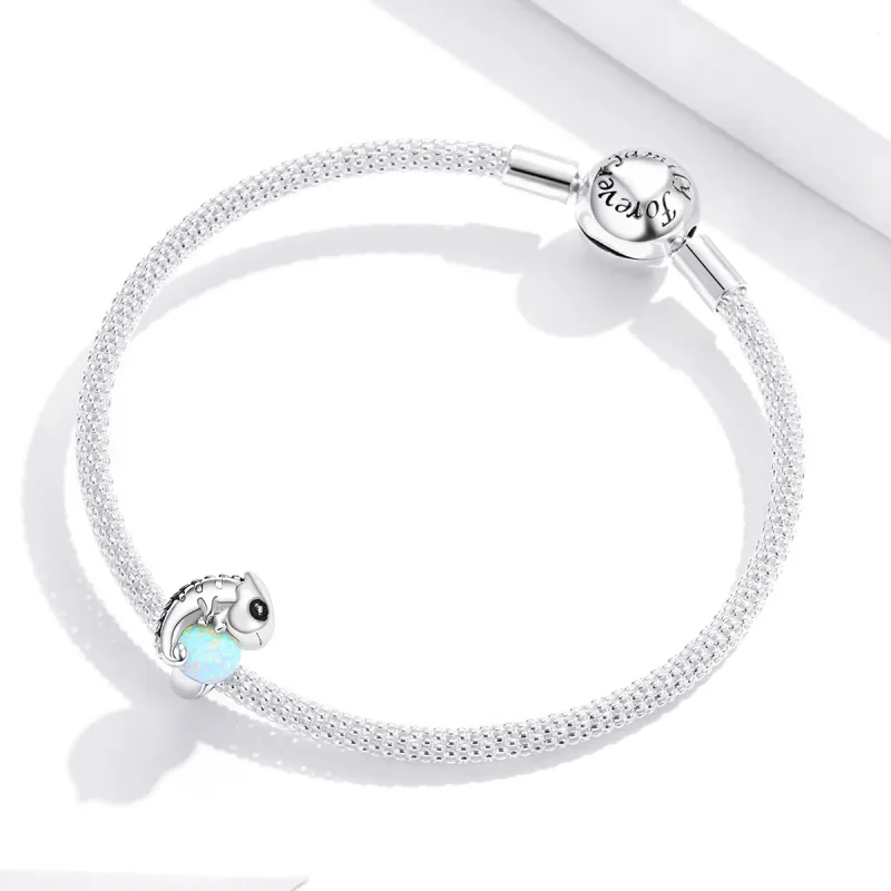 (bilde for) Pandora Style Funny Chameleon Charm - BSC254 - Vis 3