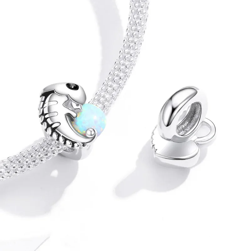 (bilde for) Pandora Style Funny Chameleon Charm - BSC254 - Vis 4