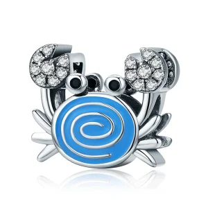 (bilde for) Pandora Style Funny Crab Charm - SCC682