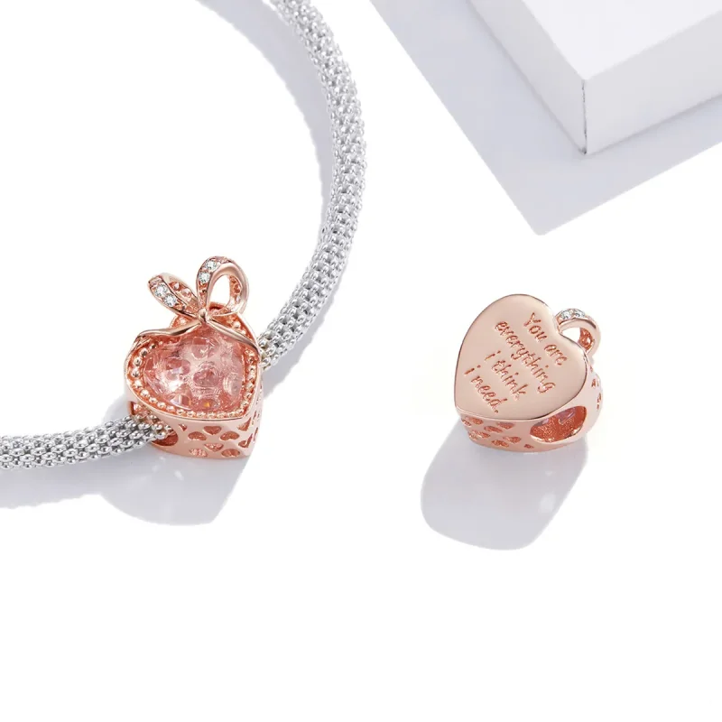 (bilde for) Pandora Style Gift of Love Charm - BSC398 - Vis 4