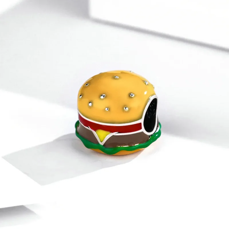 (bilde for) Pandora Style Gourmet Burger Charm - SCC2014 - Vis 2