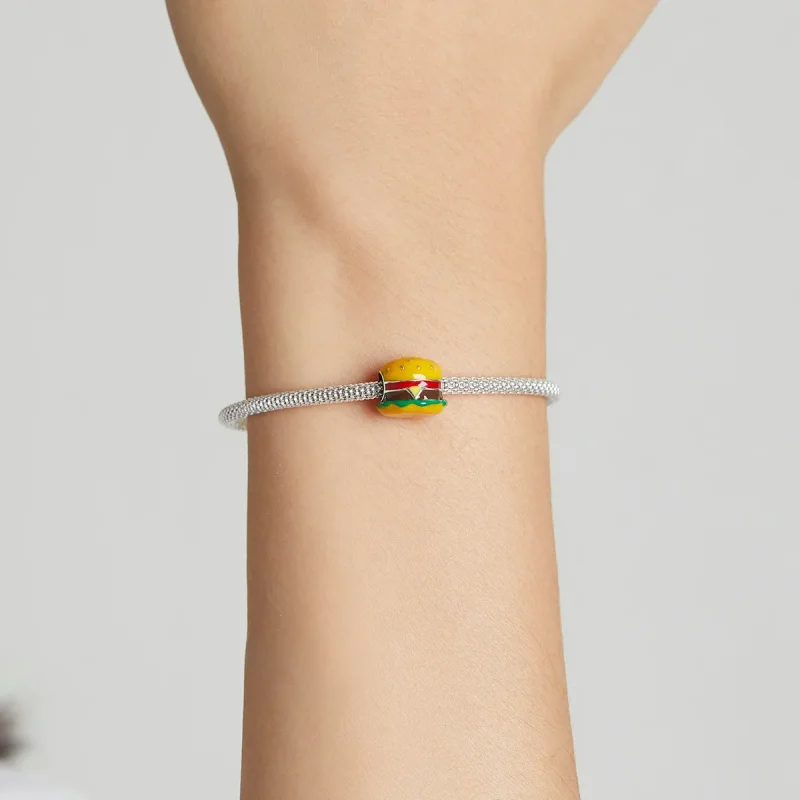 (bilde for) Pandora Style Gourmet Burger Charm - SCC2014 - Vis 5