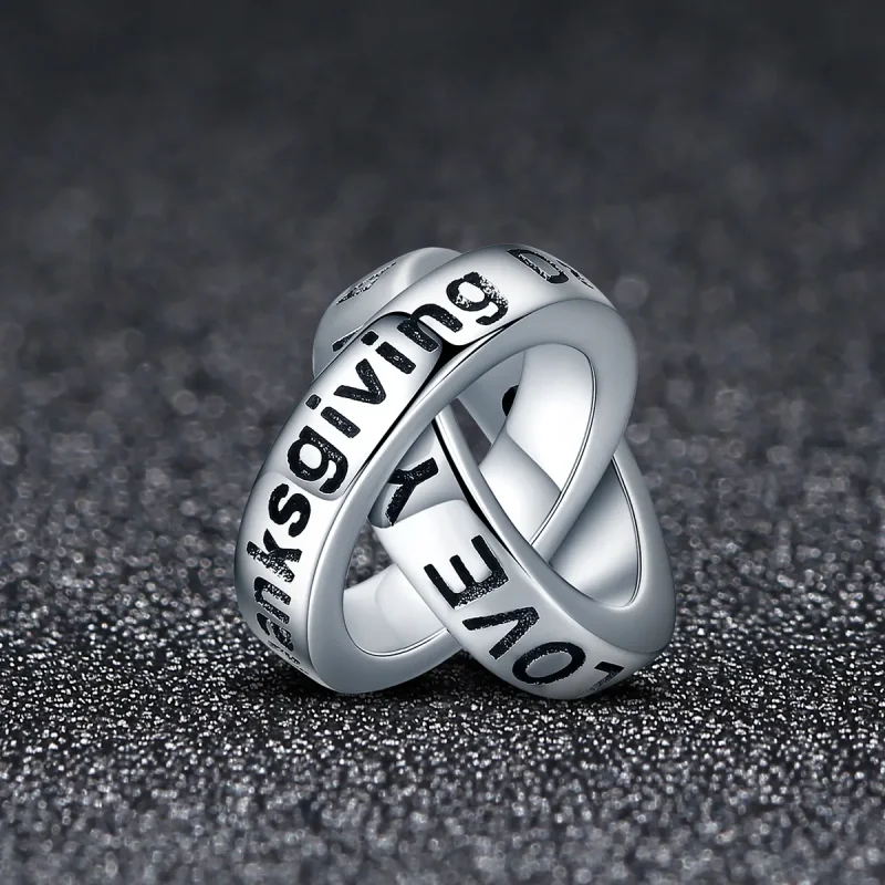 (bilde for) Pandora Style Grateful to You Charm - SCC227 - Vis 2