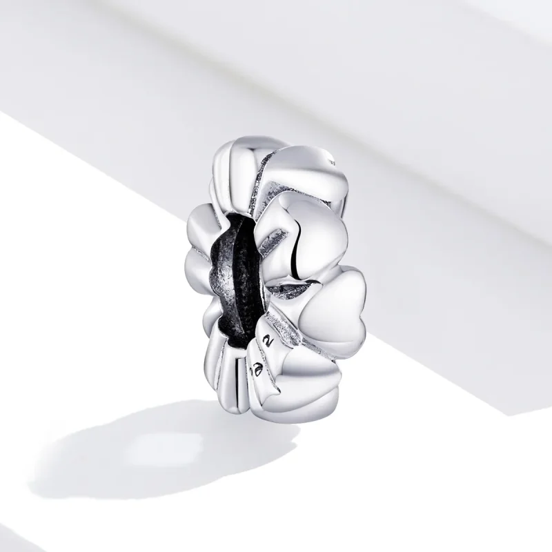 (bilde for) Pandora Style Heart to Heart Charm - SCC1521 - Vis 3