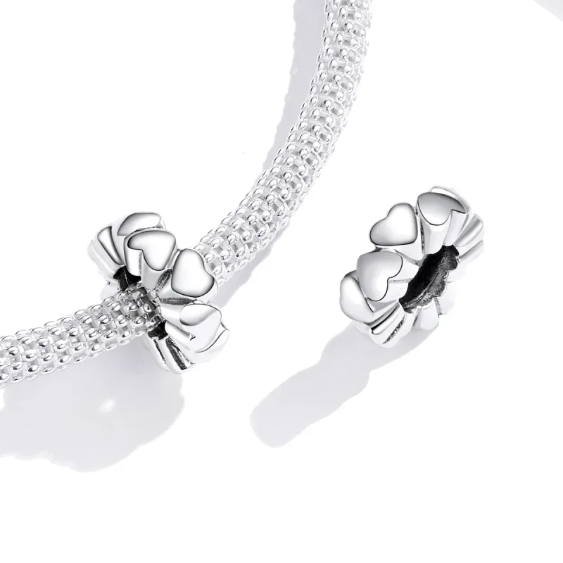(bilde for) Pandora Style Heart to Heart Charm - SCC1521 - Vis 4