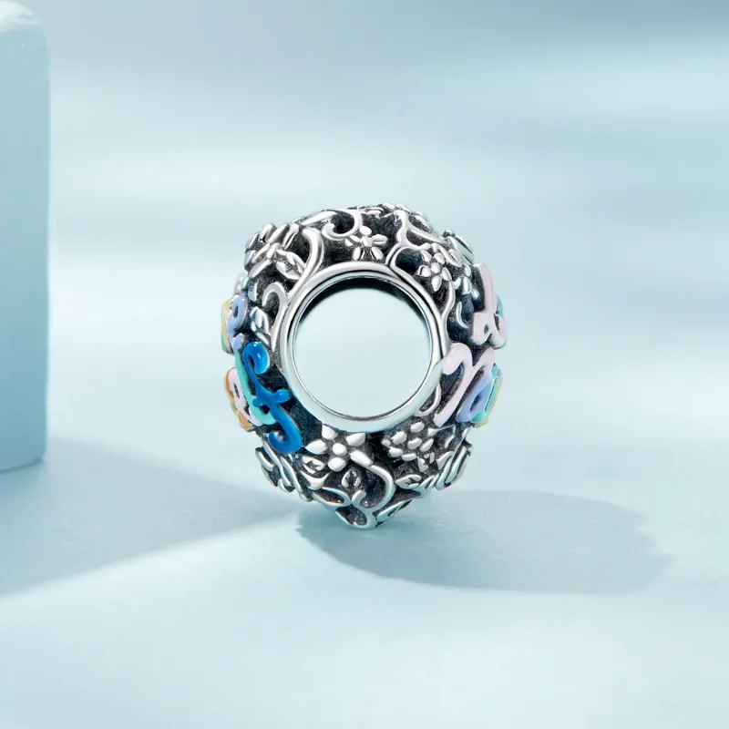 (bilde for) Pandora Style Hjertemønster Charm - SCC2354 - Vis 3