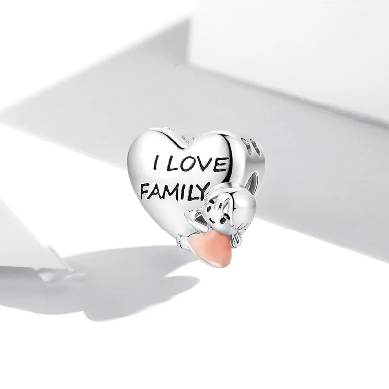 (bilde for) Pandora Style I Love My Home Charm - BSC478 - Vis 2