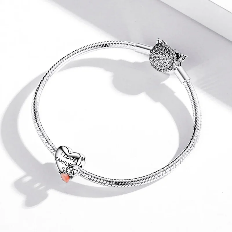 (bilde for) Pandora Style I Love My Home Charm - BSC478 - Vis 3