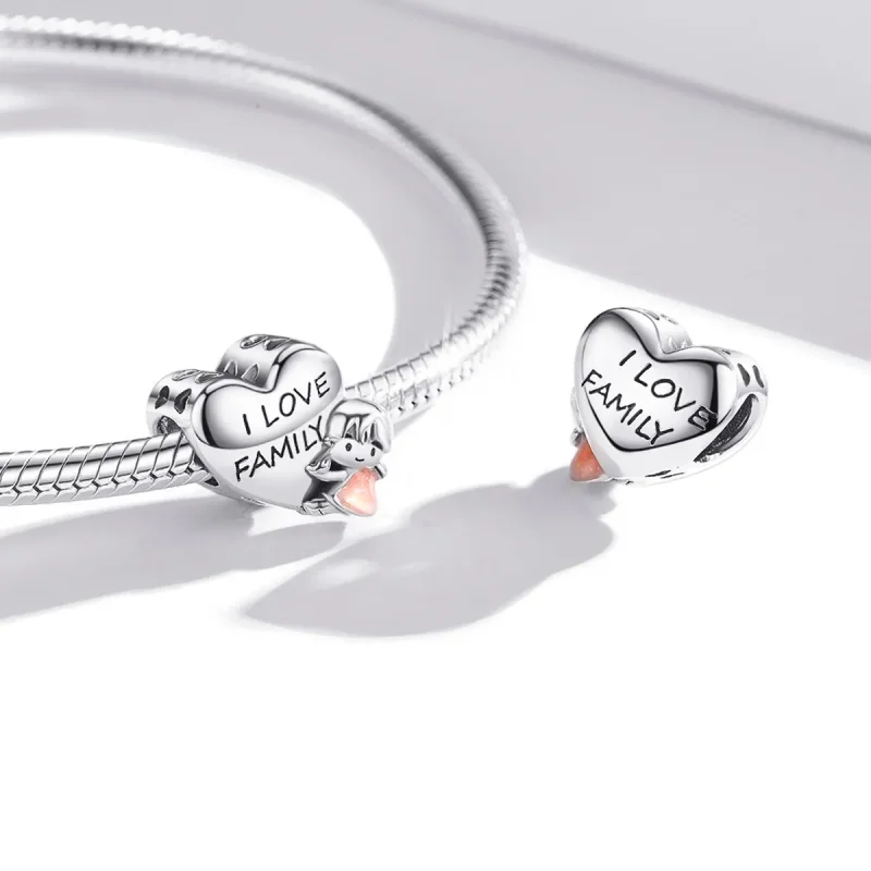 (bilde for) Pandora Style I Love My Home Charm - BSC478 - Vis 4