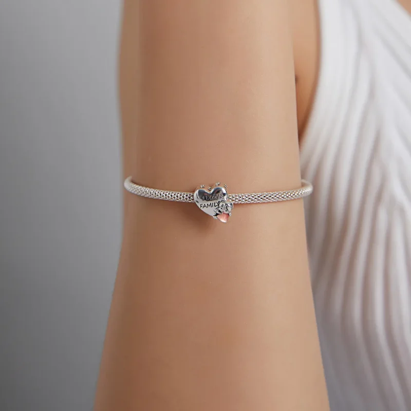 (bilde for) Pandora Style I Love My Home Charm - BSC478 - Vis 5