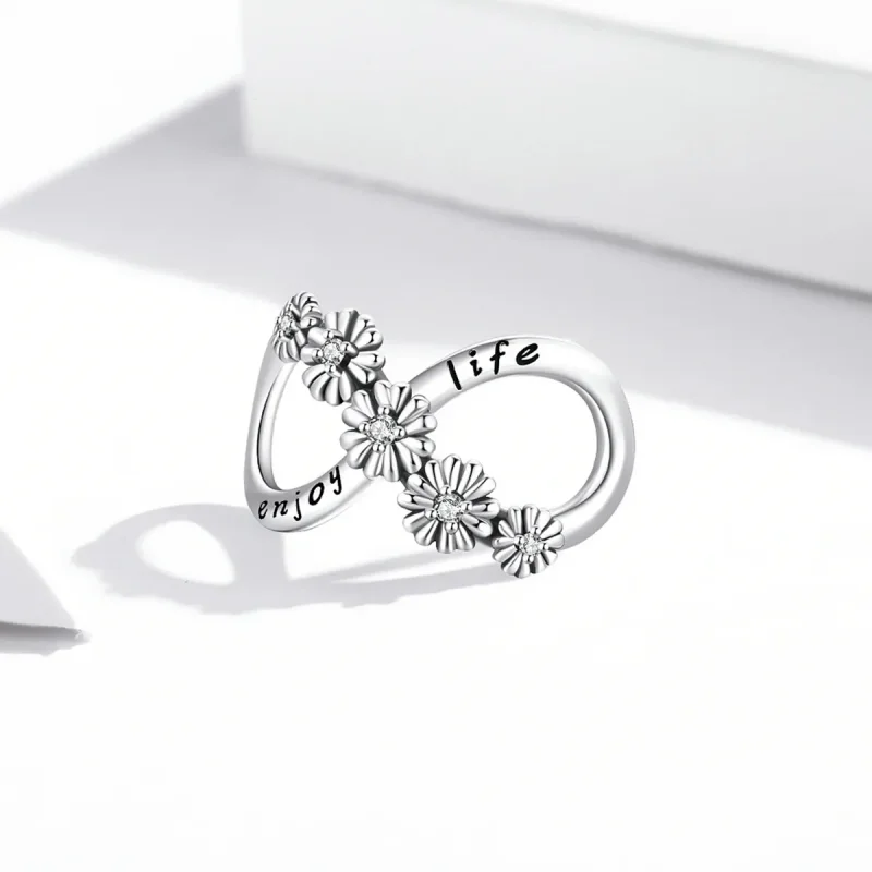 (bilde for) Pandora Style Infinite Flowers Charm - SCC2099 - Vis 2