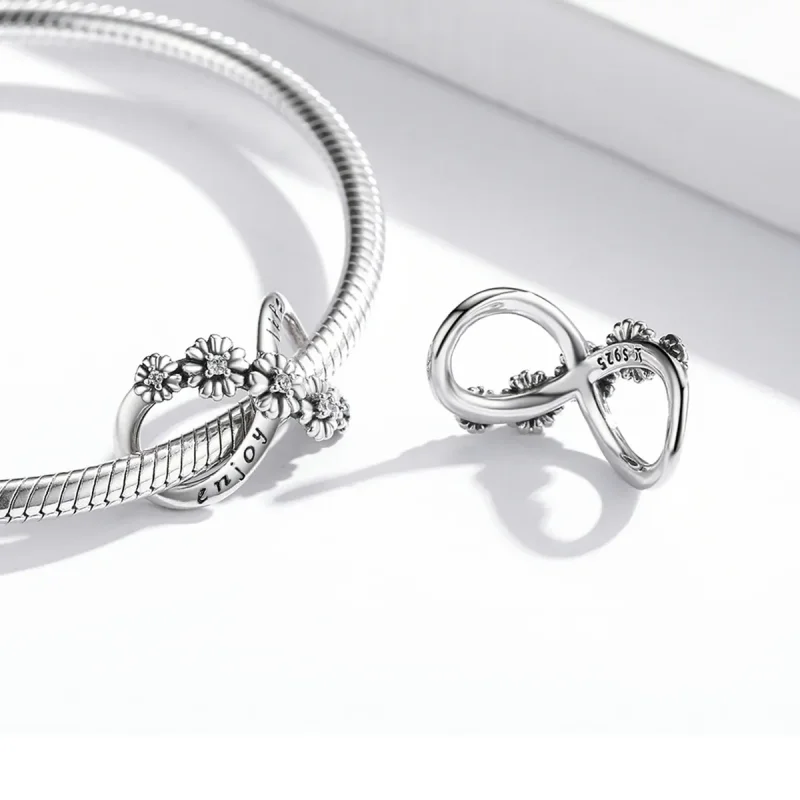 (bilde for) Pandora Style Infinite Flowers Charm - SCC2099 - Vis 4