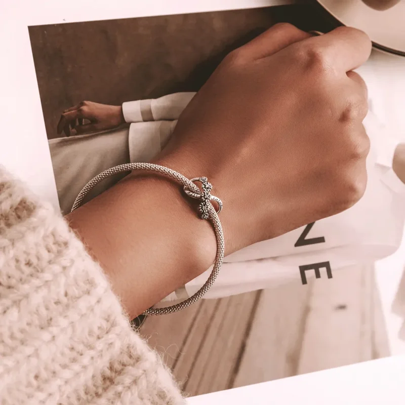 (bilde for) Pandora Style Infinite Flowers Charm - SCC2099 - Vis 5