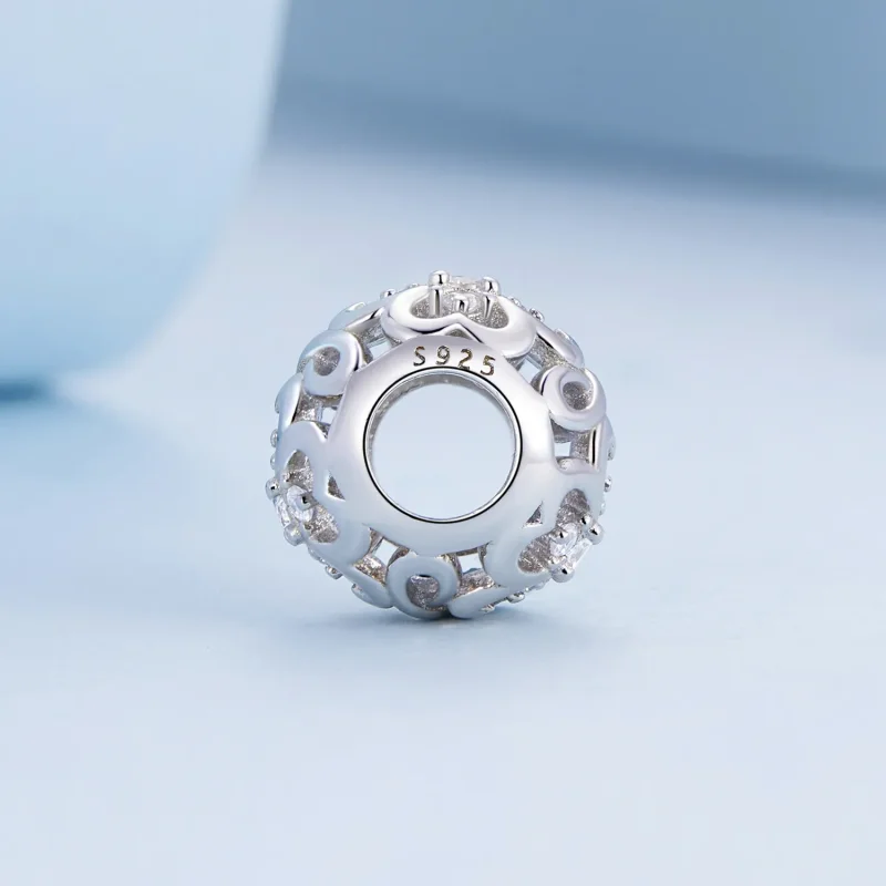 (bilde for) Pandora Style Infinite Heart Charm - BSC664 - Vis 3