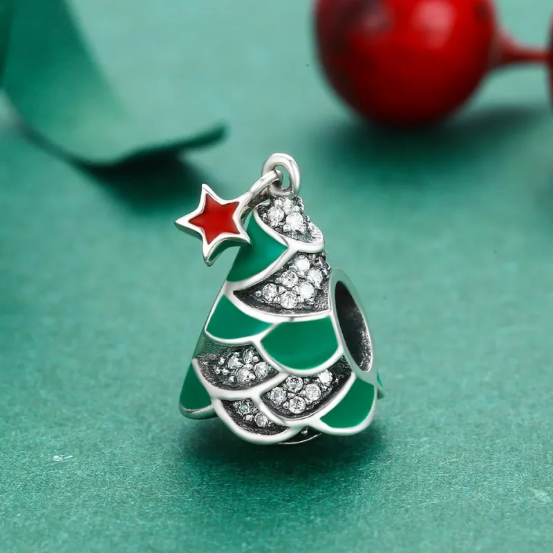 (bilde for) Pandora Style Juletre Charm - SCC307 - Vis 3